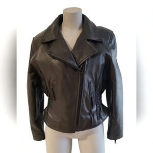 Women's Biker Leather  Coat